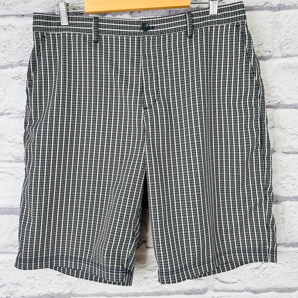 ADIDAS Men's 36 Check Plaid Performance Wicking Golf Active Outdoor 11"‎ Shorts - Picture 2 of 7